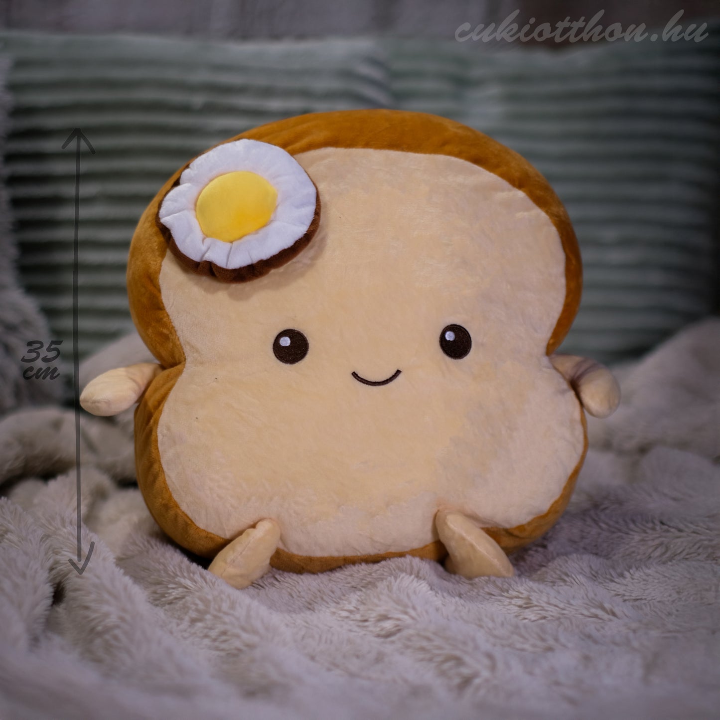 Toasti – Roztomilý plyšový toust - 35 cm