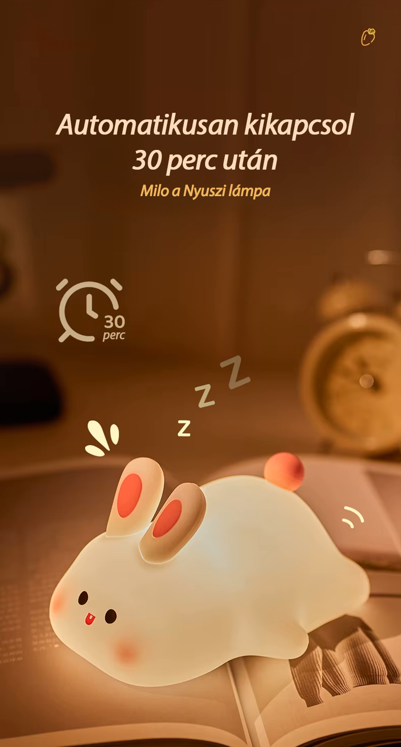 Milo Králíček - Noční LED lampa🐰
