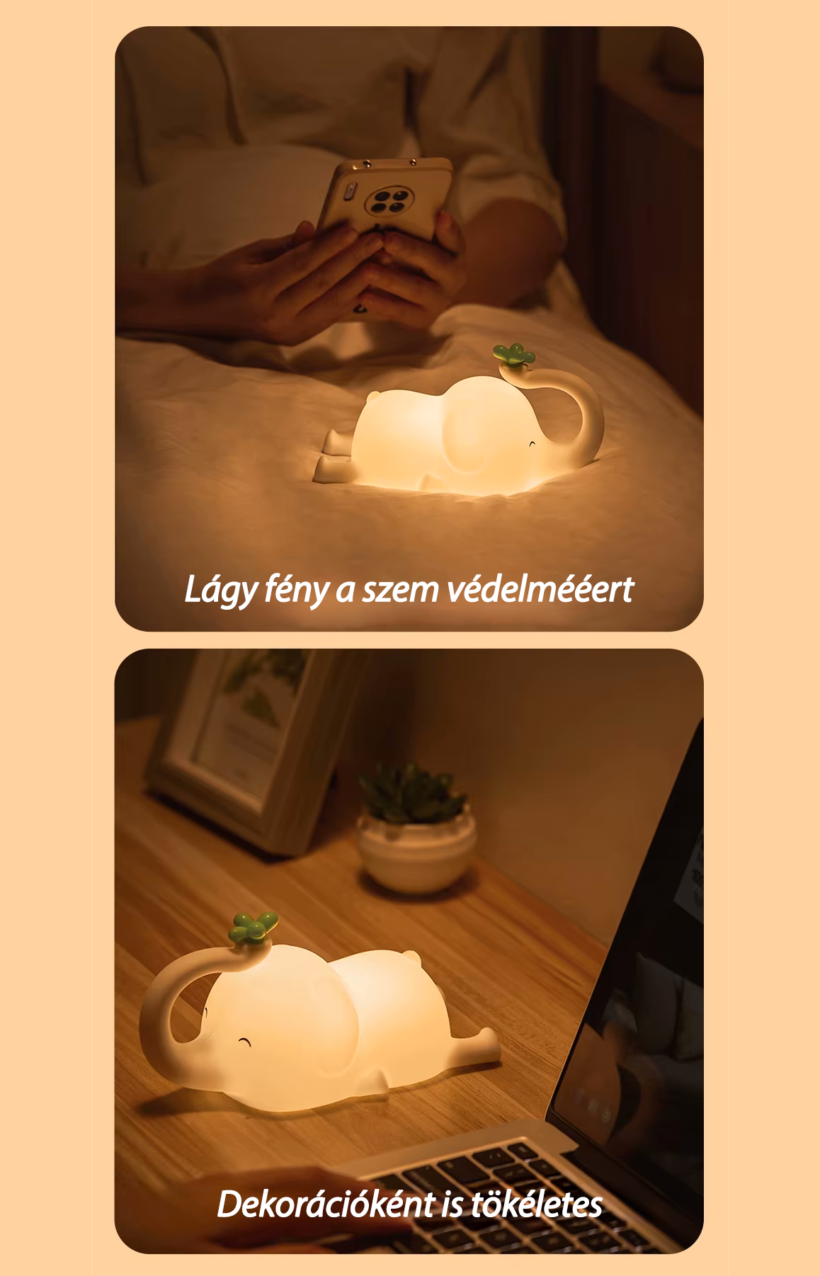 Trombi a Slon - Noční LED Lampa🐘