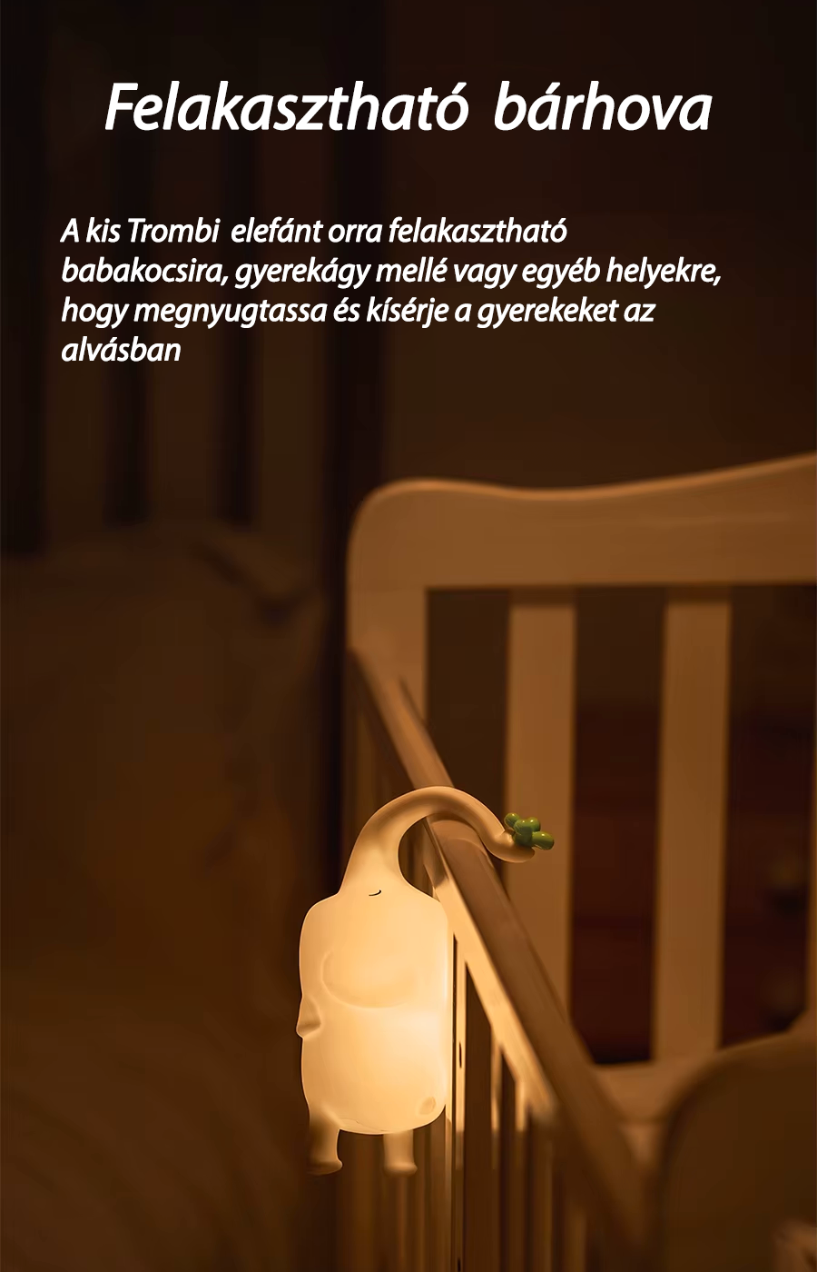 Trombi a Slon - Noční LED Lampa🐘